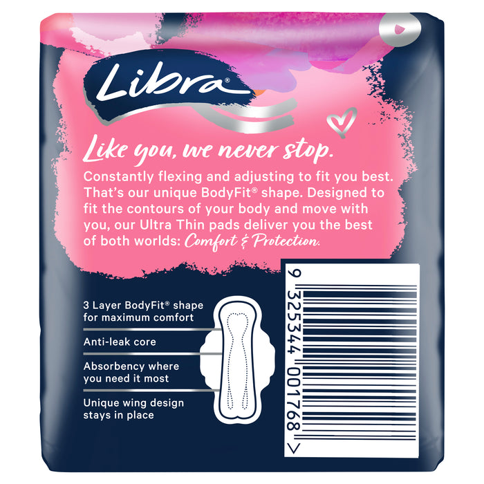 Libra Ultra Thin Pads with Wings Super 12 Pack.