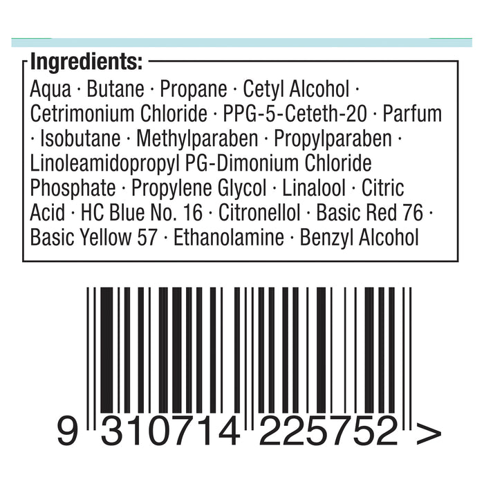 Schwarzkopf Nordic Blonde T1 Refresher Mousse Hair Colour.