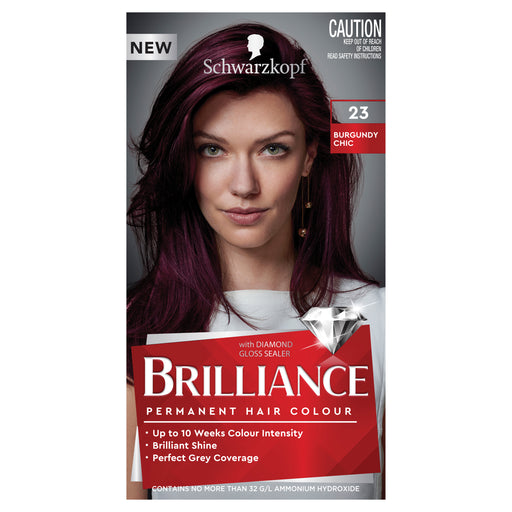 Schwarzkopf Brilliance 23 Burgundy Chic.