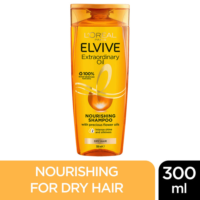 L'Oreal Elvive Extraordinary Oil Shampoo With 6 Precious Flower Oils 300ml.