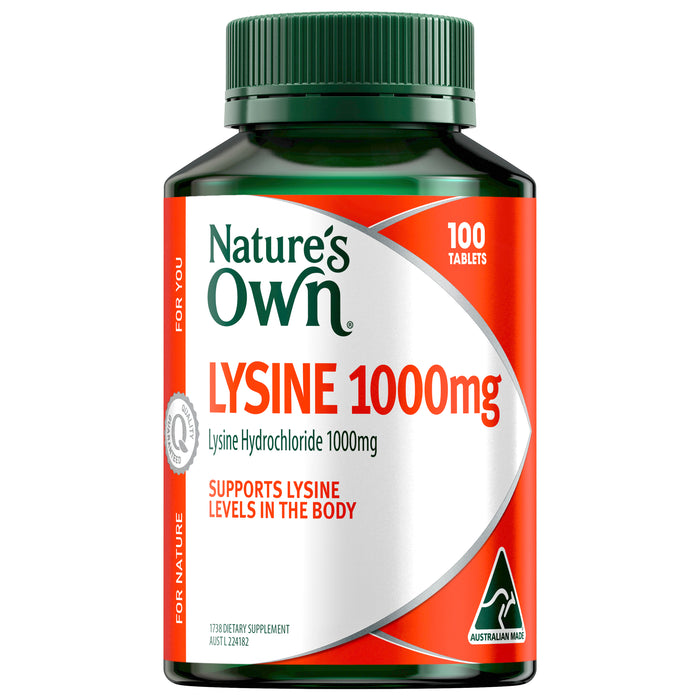 Nature's Own Double Strength Cold Sore Relief 100 Tablets.
