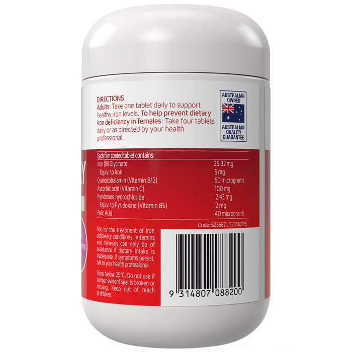 Nature's Way Daily Iron 120 Tablets
