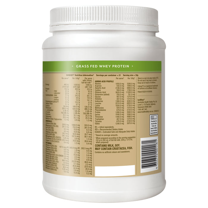 Isowhey Madagascan Vanilla 672g.