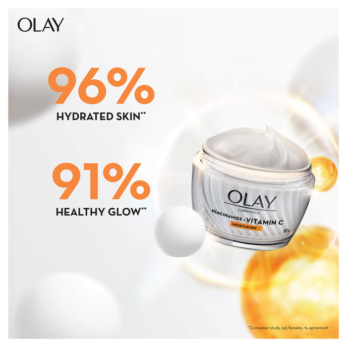 Olay Luminous Niacinamide + Vitamin C Moisturiser 50g