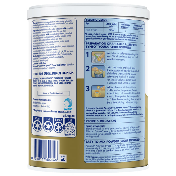 Aptamil AllerproSyneo Stage 3 Infant Formula 900g