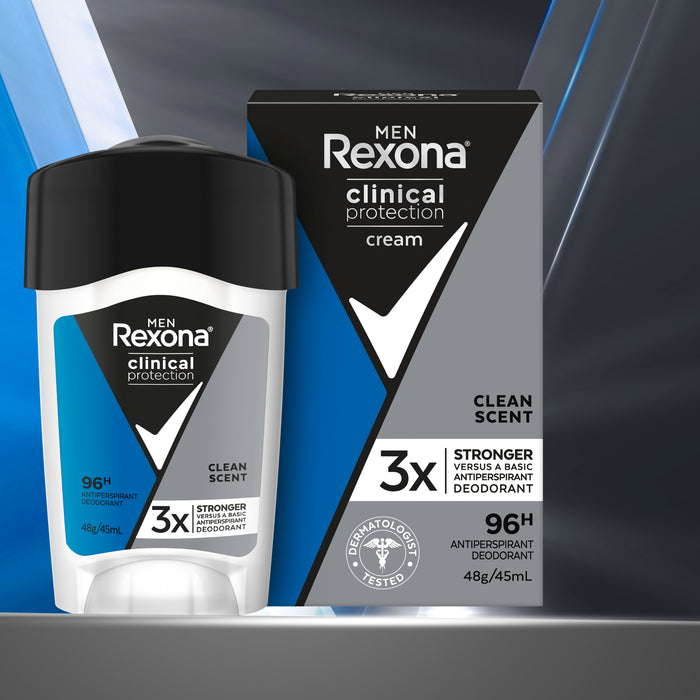 Rexona Men Antiperspirant Deodorant Clinical Clean Scent 45ml