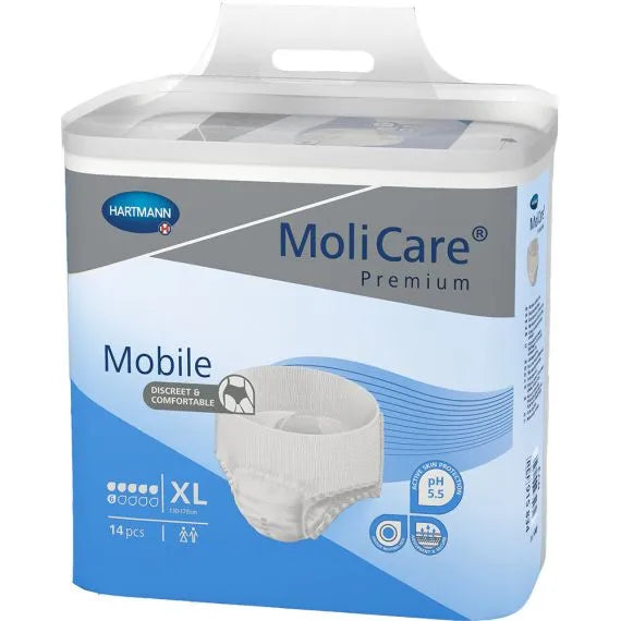 Molicare Premium Mobile 6D Xlarge 14 Pack