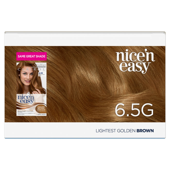 Clairol Nice N Easy 6.5G Light Golden Brown.