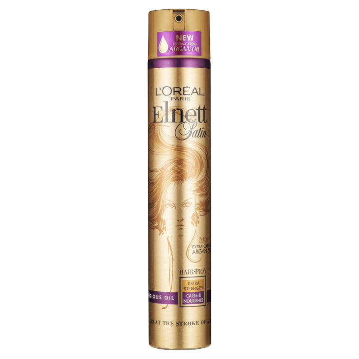 L'Oreal Elnett Care Argan Oil Damaged Hair Strong Hold 400ml