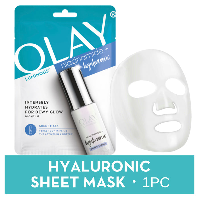 Olay Luminous Niacinamide + Hyaluronic Mask 1 Piece