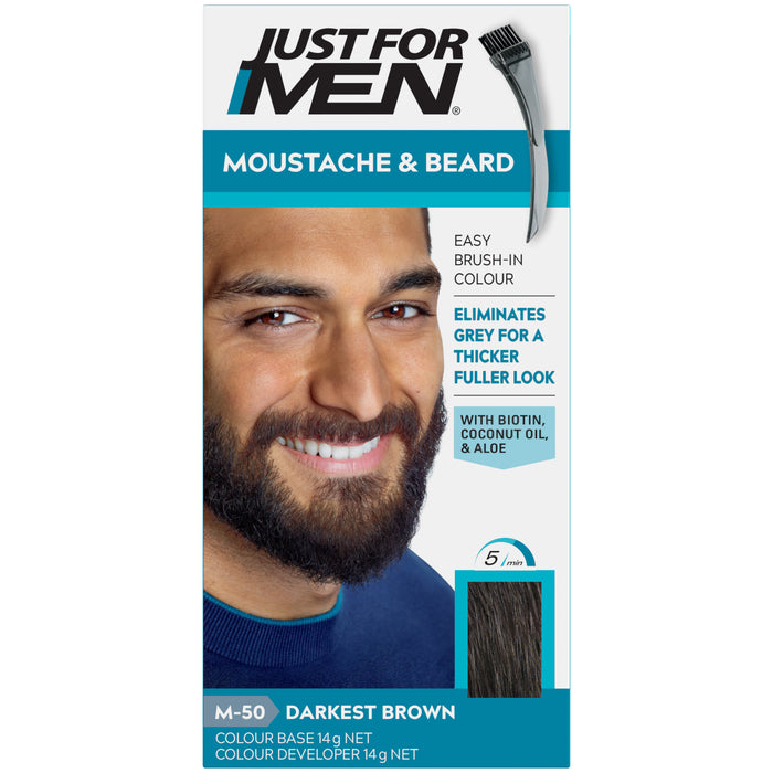 Just For Men Moustache & Beard Darkest Brown