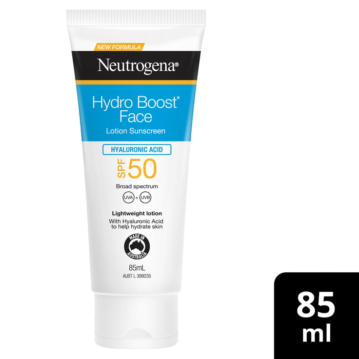 Neutrogena Hydro Boost Face Lotion Sunscreen SPF50 85ml With Hyaluronic Acid