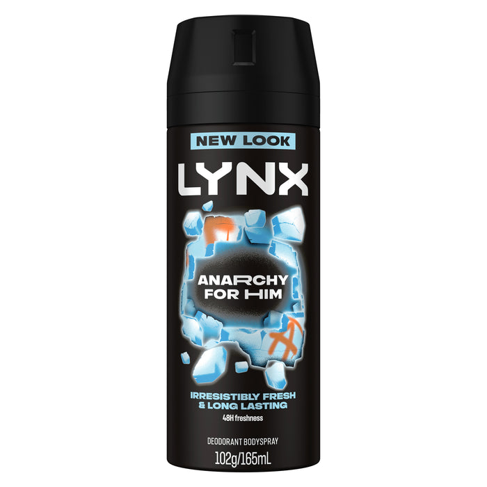 Lynx Deodorant Aerosol Anarchy For Him 165 ML.