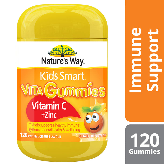Nature's Way Kids Smart Vitamin C & Zinc 120 Vita Gummies.