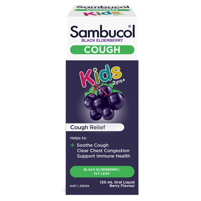 Sambucol Kids Cough Liquid 120ml.
