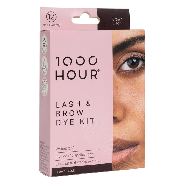 1000 Hour Eyelash and Brow Dye Kit Brown/Black