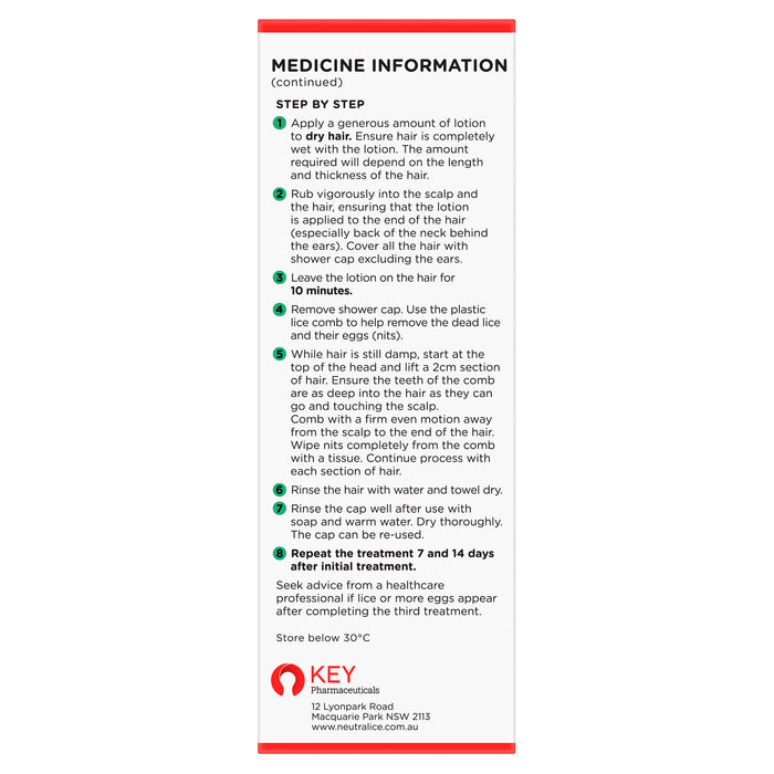 Neutralice Lotion Kit 200ml.