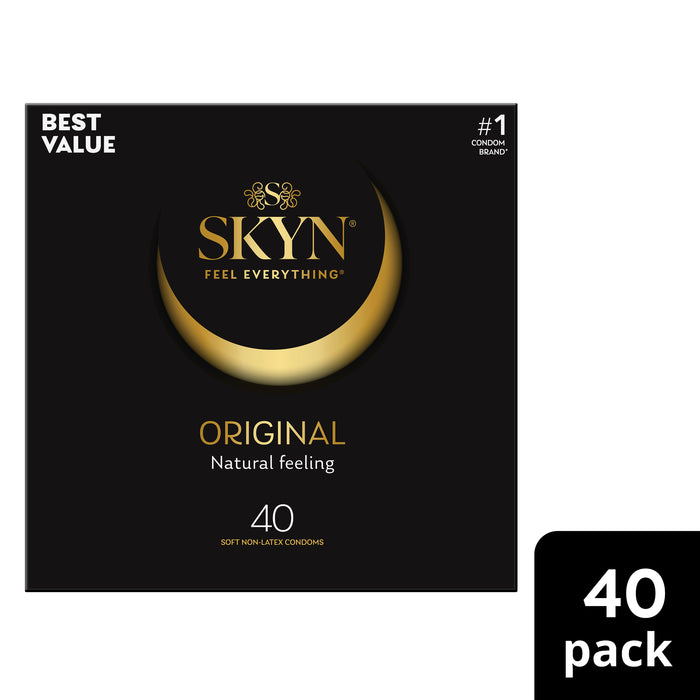 Ansell Lifestyles Condoms SKYN Original 40 Soft Latex Free