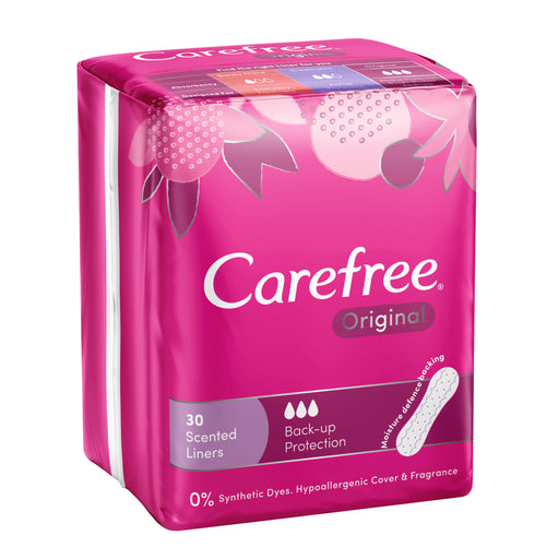 Carefree Shower Fresh Liners Folded & Wrapped 30.