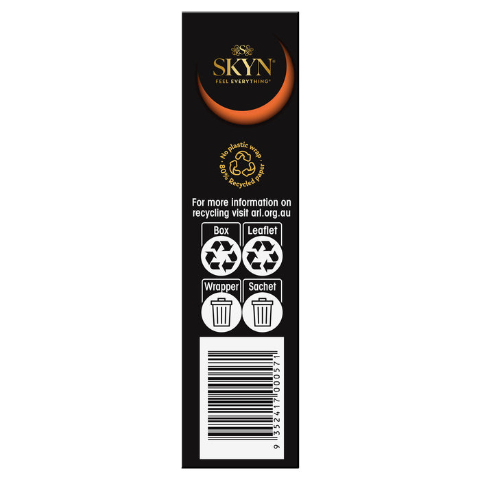 Ansell Lifestyles Condoms Skyn Lifestyles Latex Free Large 10 Pack