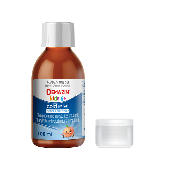 Demazin Cold Reflief Colour Free Syrup 100ml