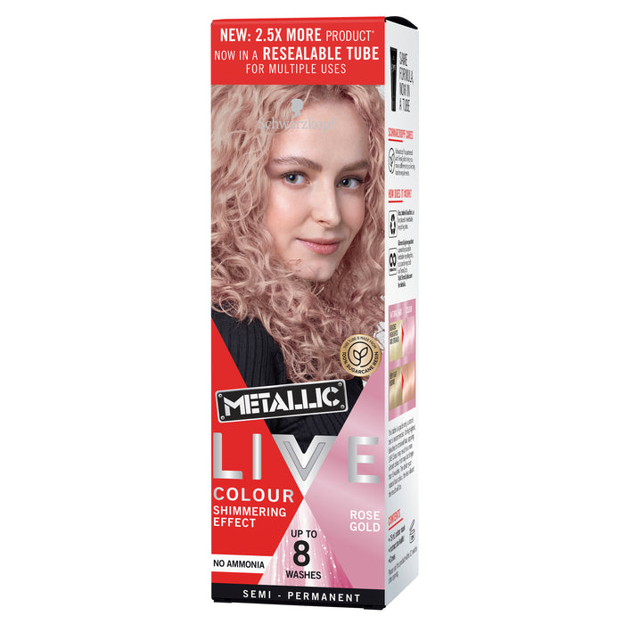 Schwarzkopf Live Colour Metallic Rose Gold