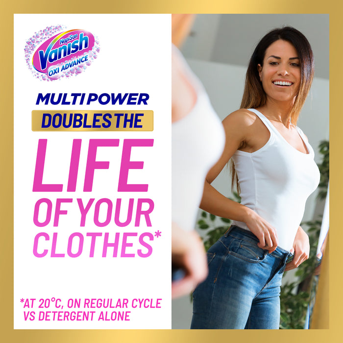 Vanish Napisan Oxi Action Gold Multi-power Laundry Booster Powder 3KG