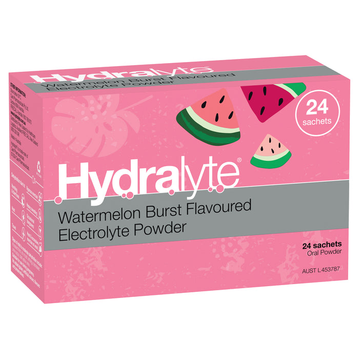 Hydralyte Sachets Watermelon 4.9g x 24 Sachets