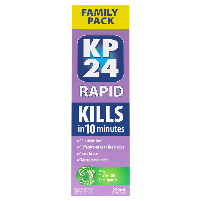 KP24 Rapid With Comb 250ml.