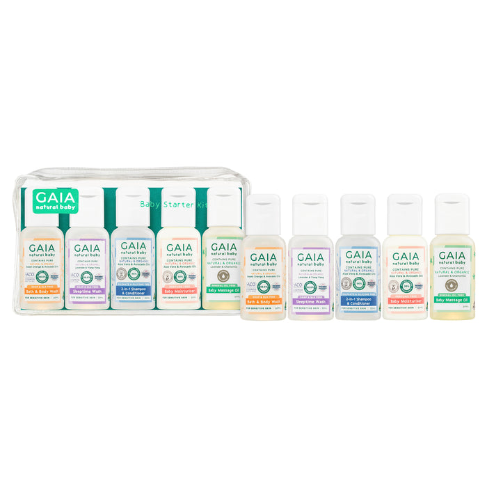 Gaia Natural Baby Starter Kit 5 x 50ml