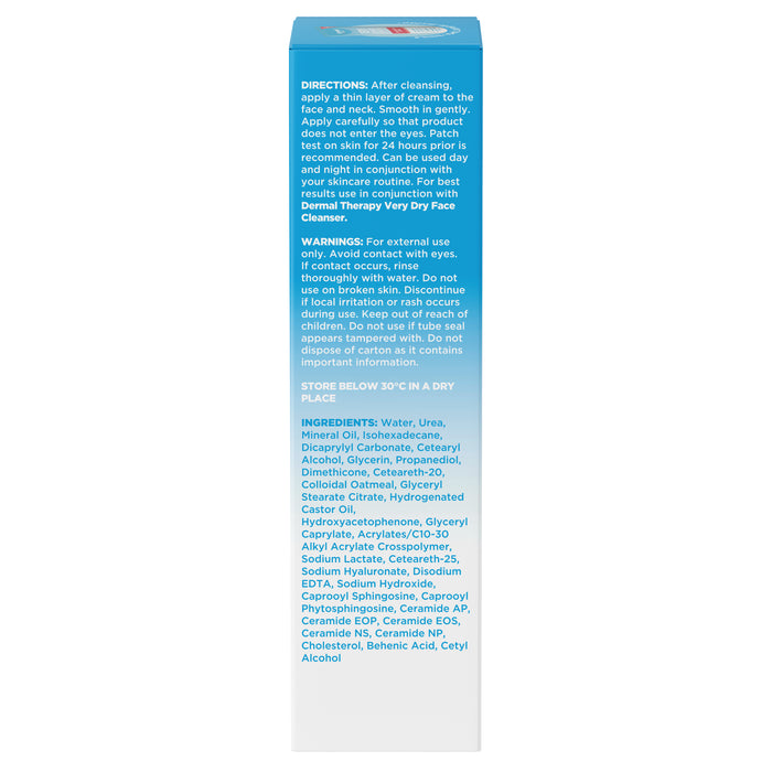 Dermal Therapy Very Dry Face Cream 50g