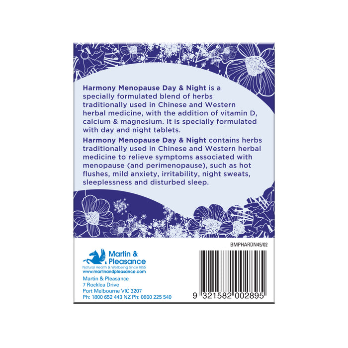 Harmony Menopause Day Night 45 Tablets
