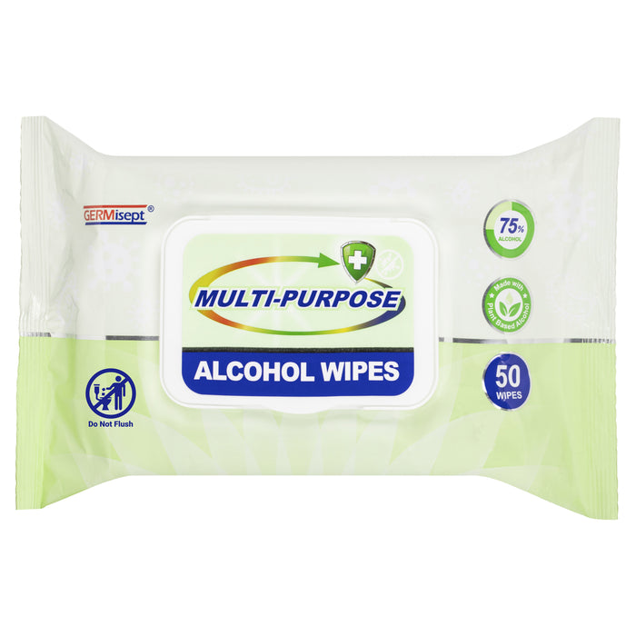 Germisept Multipurpose Alcohol Wipes 50 Wipes