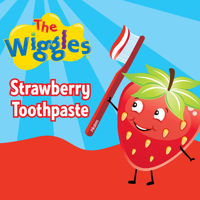 Piksters Toothpaste Wiggles Strawberry 96g