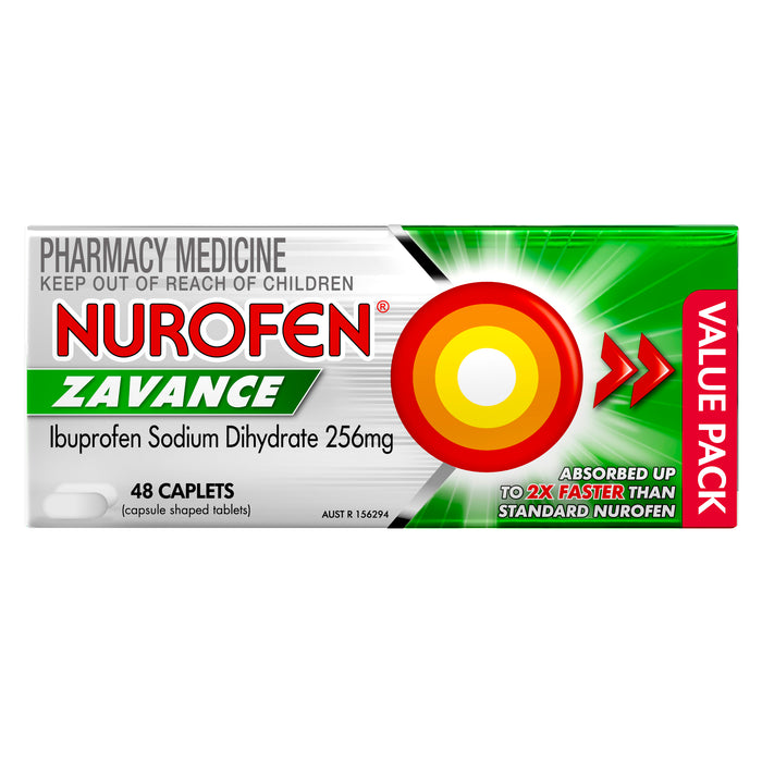 Nurofen Zavance Caplets 48.