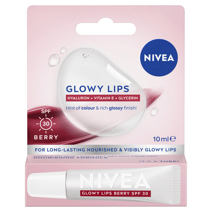 Nivea Glowy Lips Berry SPF30 10g