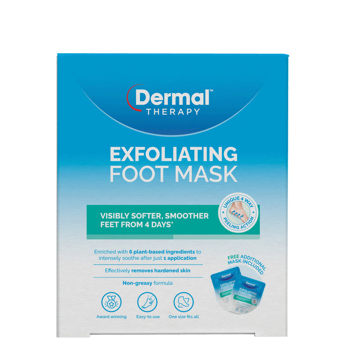 Dermal Therapy Exfoliating Foot Mask 1 Pack