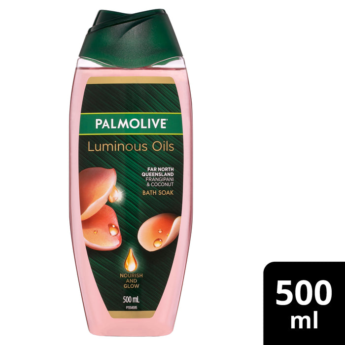 Palmolive Luminous Oils Frangipani & Coconut Bath Soak 500ml