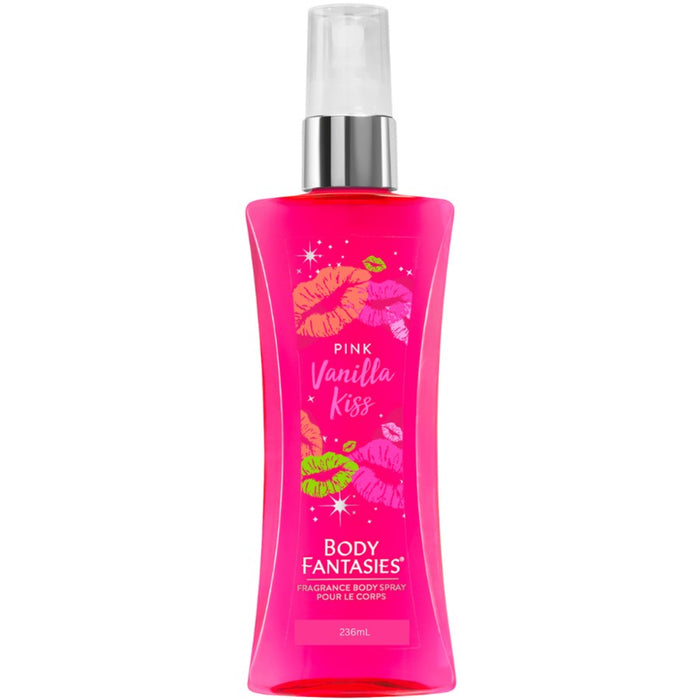 Body Fantasies Pink Vanilla Kiss Body Spray 236ml