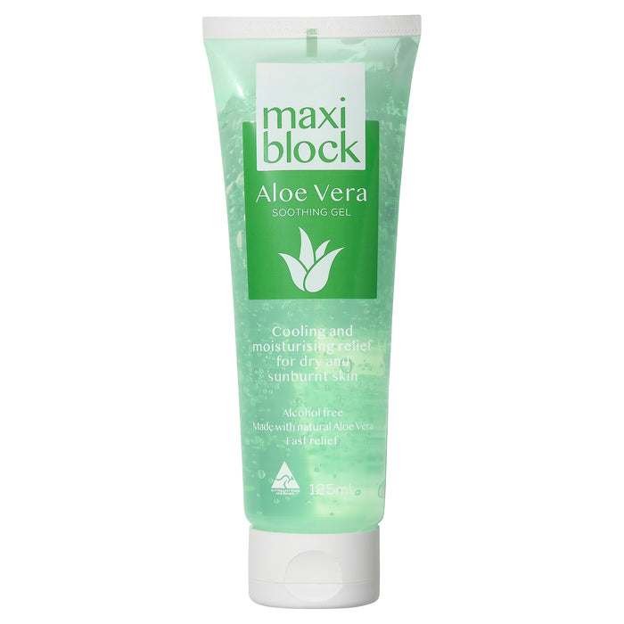 Maxiblock After Sun Aloe Gel 125ml