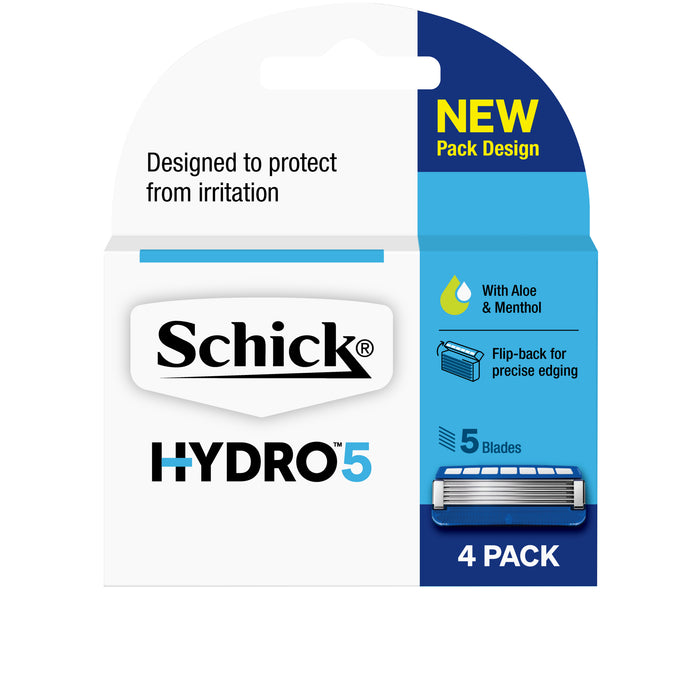 Schick Hydro 5 Refill Cartridges 4 Pack.
