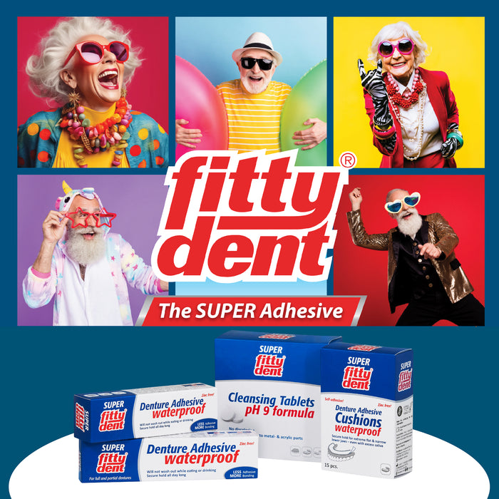 Fittydent Denture Adhesive Cushions 15 Strips