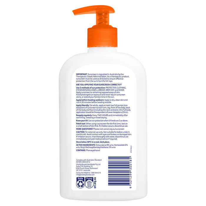 Cancer Council Everyday  50+ Pump 500ml