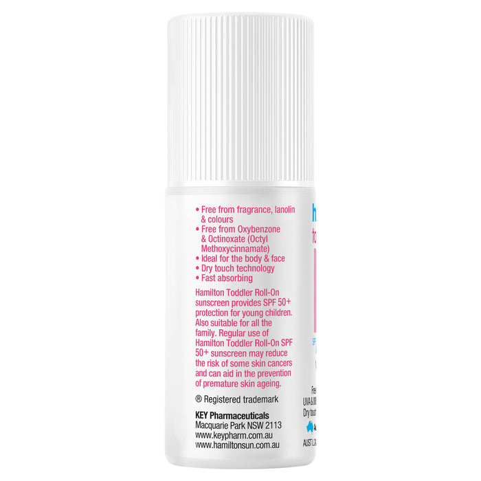Hamilton Sunscreen Toddler Roll On SPF 50+ 50ml