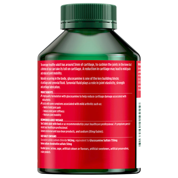 Nature's Own Glucosamine Sulphate with Chondroitin 200 Tablets