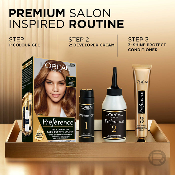 L'Oreal Preference 5.3 Golden Brown.