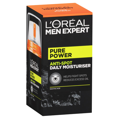 L'Oreal Men Pure Power Anti-Spot Moisturiser 50ml
