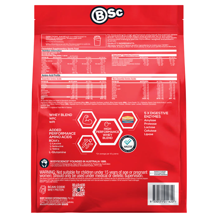 Body Science BSC Whey Protein Chocolate 720g