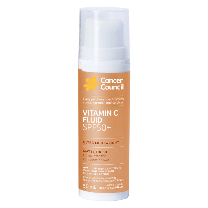 Cancer Council Vitamin C Fluid SPF50+ 50ml