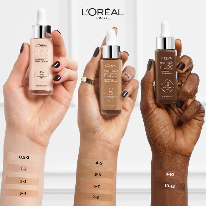 L'Oreal True Match Nude Plumping Tinted Serum 4-5 Medium